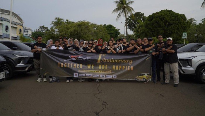 **Makin Kompak, Komunitas Pengguna Mitsubishi Xforce Rayakan Ulang Tahun ke-1**