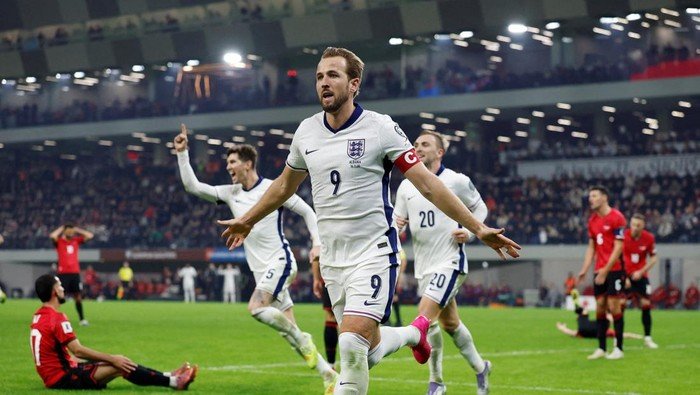 Albania Vs Inggris: 2 Gol Kane Pastikan Three Lions Sempurna! - Update 3