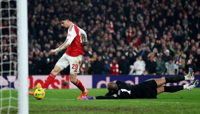 “Havertz’s Goal Seals Arsenal’s Spot in Carabao Cup Final Against Chelsea”