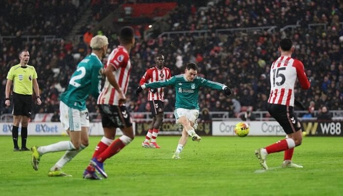 Tandingan Sengit, Sunderland Vs Liverpool Masih 0-0 di Babak Pertama, Siapa yang Akan Menang?