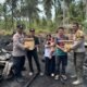 2 Rumah Jadi Korban Kebakaran di Meranti, Polisi Turun Bantu