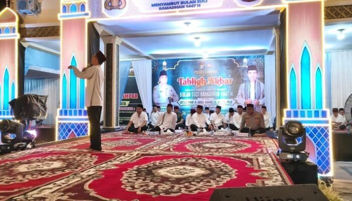 Ramadan 2026 Dimulai dengan Tabligh Akbar Bersama Polres Kampar dan UAS.