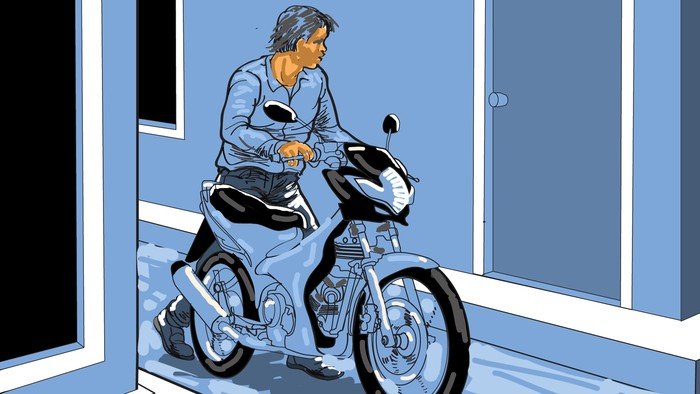 **Terekam CCTV: Maling di Depok Kaget, Motor Malah Ditahan Warga!**