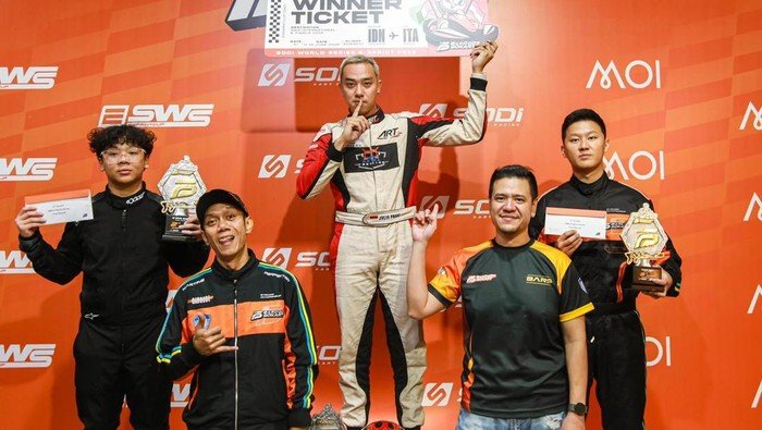 Dari Jakarta ke Italia, 4 Pebalap Barcode Gokart Bersaing diArena Internasional!
