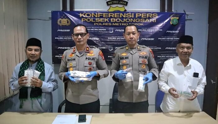 Skandal Penjualan Obat Ilegal di Depok, Polisi Ungkap 1.100 Butir COD!